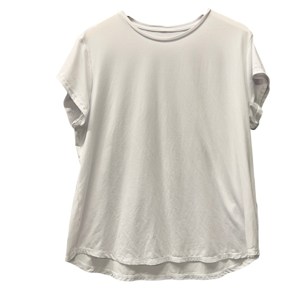 Quince T Shirt Womens XL Flowknit Breeze White Activewear Tee Pullover